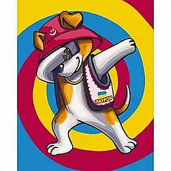 Набір для розпису по номерах 40*50 см "Патрон", 11658-NN