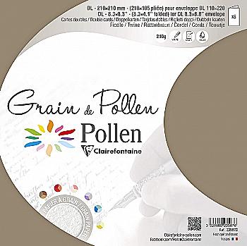 Заготовка д/открыток сложенная зернистая Pollen 105*210 мм/210 г, Twine/веревка, 23587C Заготовка д/открыток сложенная зернистая Pollen 105*210 мм/210 г, Twine/веревка, 23587C