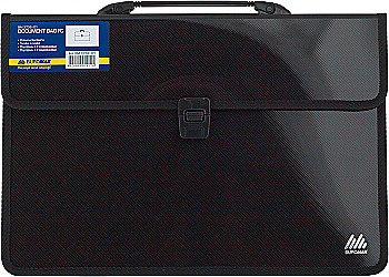 Портфель F/C, 2 відділення, чорний ВМ 3732-01 Портфель F/C, 2 відділення, чорний ВМ 3732-01