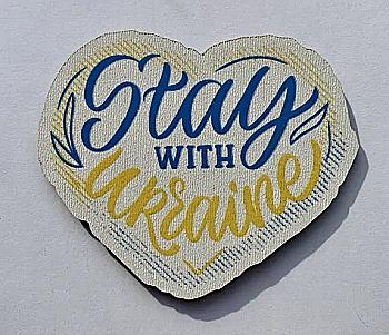Магніт № 35 "Stay with Ukraine" Магніт № 35 "Stay with Ukraine"