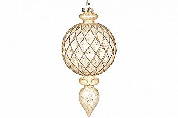 Ялинкова прикраса 14 см, золото, 898-154 Ялинкова прикраса 14 см, золото, 898-154