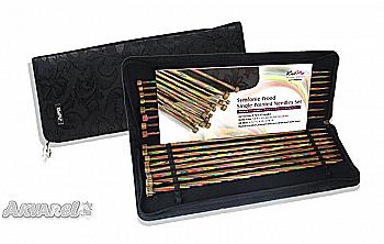 Набор деревянных прямых спиц 35 см Symfonie Wood, 20228 KnitPro