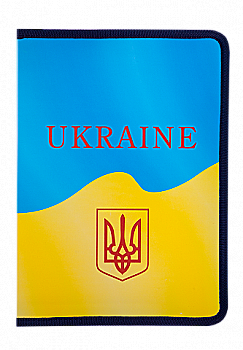 Папка на молнии А4 UKRAINE, желтая, BM.3960-08 Папка на молнии А4 UKRAINE, желтая, BM.3960-08