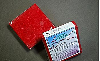 Пластика "Lema Glitters", бордо 0,064 кг, 0406 Пластика "Lema Glitters", бордо 0,064 кг, 0406