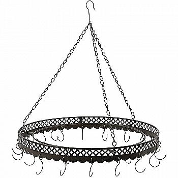 Кільце металеве на ланцюгу з навісними гачками d=375 мм, 93112 ТМ "Creativ Company"