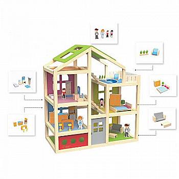 Игрушка деревянная Classic World "Веселая Вилла", 4152