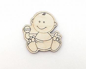 Заготівка дерев`яна Малюк з іграшкою №5(2-039)