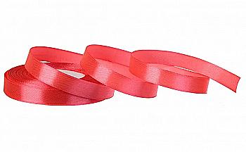 Лента атлас 12 мм-23 м, 129 розовая