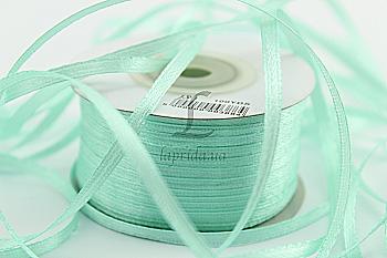 Лента атлас 3 мм-91 м, 181 мятная