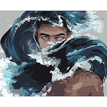 Набір для розпису по номерах 40*50 см Люди "Аквамен", КН4585