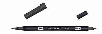 Маркер-блендер двосторонній ABT BrushPen ABT-N25, сіро-чорний ТМ "Tombow" Маркер-блендер двосторонній ABT BrushPen ABT-N25, сіро-чорний ТМ "Tombow"