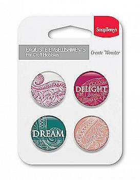 Набір металевих фішок "Бохо" № 1 Захоплення (англ. ), SCB340001082