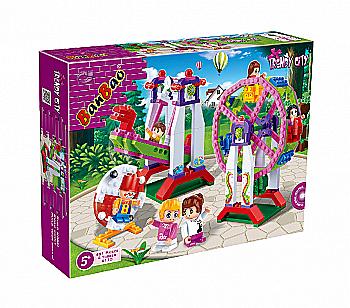 Конструктор "Модне місто" Парк актракціонів, 401 елм., 6110, Banbao Конструктор "Модне місто" Парк актракціонів, 401 елм., 6110, Banbao