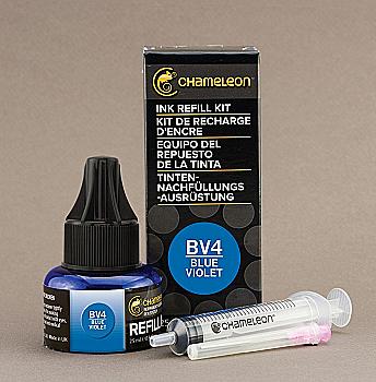 Чернило для заправки маркера Chameleon 25 мл - Blue Violet (фиолетово-синий, BV4), CT9010 Чернило для заправки маркера Chameleon 25 мл - Blue Violet (фиолетово-синий, BV4), CT9010