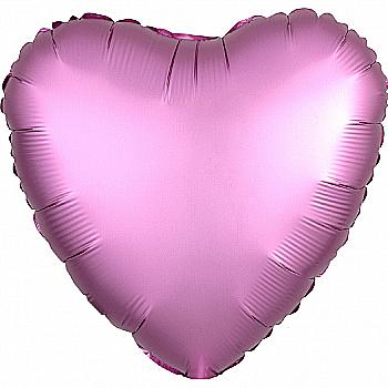 Куля повітряна 18" Серце сатин фламінго Ф, 3204-0059 Куля повітряна 18" Серце сатин фламінго Ф, 3204-0059