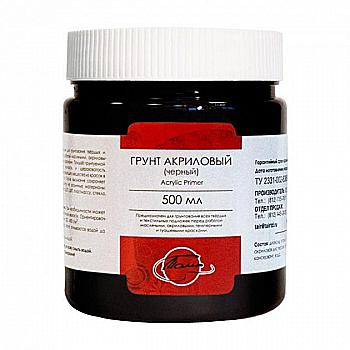 Грунт акриловий універсальний, чорний, 500 мл, ТАИР Грунт акриловий універсальний, чорний, 500 мл, ТАИР