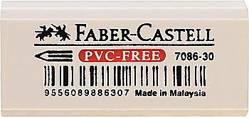 Ластик 7086-30 винил экономичный, белый, 188730 Faber-Castell Ластик 7086-30 винил экономичный, белый, 188730 Faber-Castell