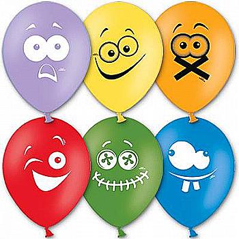 Кулька повітряна B85 Емоції, 27 см, 1103-0630