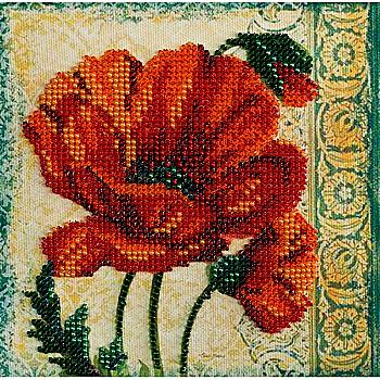 Набір для вишивки бісером "Червоний оксамит", AM-180 Набір для вишивки бісером "Червоний оксамит", AM-180