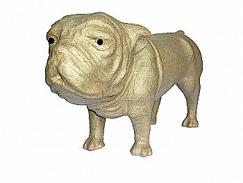 Заготівка з пап`є-маше маленька "Бульдог", SA137O