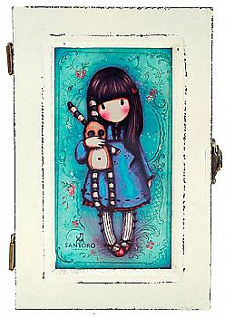 Деревянная шкатулка Little Bunny Gorjuss 12,5*6*19 см, 520GJ02 Santoro Деревянная шкатулка Little Bunny Gorjuss 12,5*6*19 см, 520GJ02 Santoro