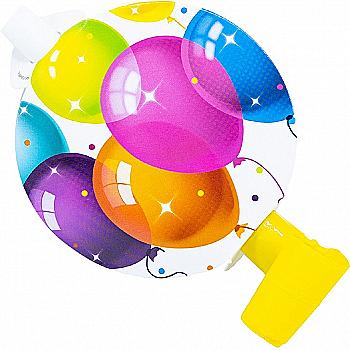 Язык-гудок с карт. Шарики кристальные 6 шт/G 1501-4819