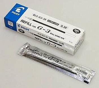 Стрижень BLS-G3-38-B 0.38 ultra fine чорний Стрижень BLS-G3-38-B 0.38 ultra fine чорний