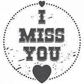 Штамп дерев`яний d=3,5 см "I Miss You", WE4006 ТМ "Woodies"