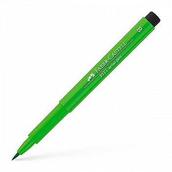 Ручка капиллярная PITT Brush Artist Pen 112 светло-зелёный, 167412 Faber-Castell Ручка капиллярная PITT Brush Artist Pen 112 светло-зелёный, 167412 Faber-Castell