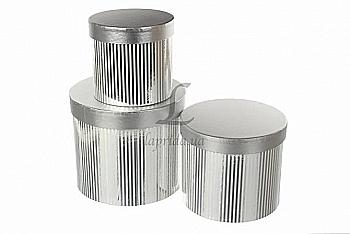 Подарункова коробка сер, W6859