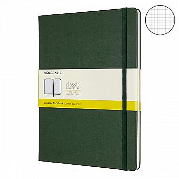 Блокнот Миртовый Зеленый большой клетка, Moleskine Classic, QP091K15 Блокнот Миртовый Зеленый большой клетка, Moleskine Classic, QP091K15