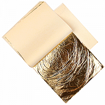 Поталь вільна, Золото, №2, 16*16 см, 25 арк, 97132025 Поталь вільна, Золото, №2, 16*16 см, 25 арк, 97132025