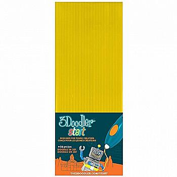 Набір стрижнів для 3D-ручки, жовтий (24 шт.), 3DS-ECO04-YELLOW-24