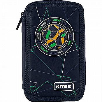 Пенал Kite 623-2 Football, 1 від., 2 відв., без наповн., K20-623-2