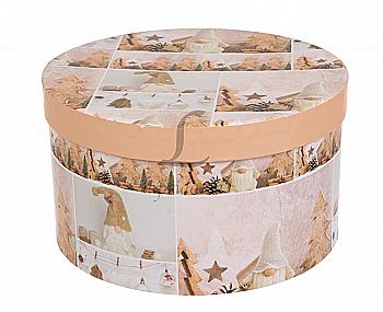 Подарочная коробка №7 круглая, 73-1063