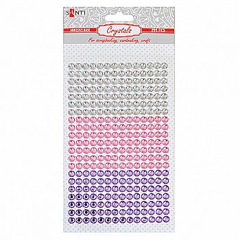 Набір страз самоклеючих "Shades of pink", 742528 Набір страз самоклеючих "Shades of pink", 742528