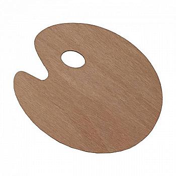 Палитра дер. овальна 25*30 см 3 мм 18445 Палитра дер. овальна 25*30 см 3 мм 18445