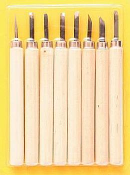 Набір різців по дереву, 8шт., в блістері (11513) Набір різців по дереву, 8шт., в блістері (11513)