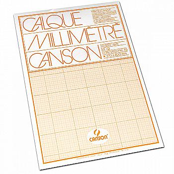Склейка кальки миллиметровой А3 70 г 50 л., 200017136 Canson