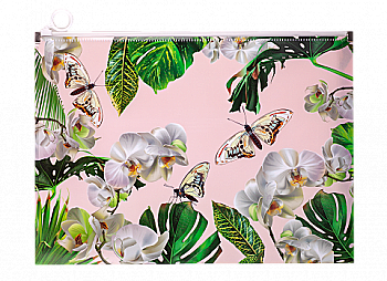 Папка на молнии А4 zip-lock, ORCHID, белая, BM.3962-12 Папка на молнии А4 zip-lock, ORCHID, белая, BM.3962-12