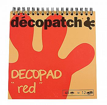 Папір для декупажу Décopad red, 48 арк, BLOC03O ТМ "Clairefontaine" Папір для декупажу Décopad red, 48 арк, BLOC03O ТМ "Clairefontaine"