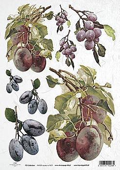 Карта декупажная 21*29,7 см, Ливни, 25 г/м², R 435 Карта декупажная 21*29,7 см, Ливни, 25 г/м², R 435