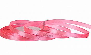 Стрічка атлас 12 мм-23 м, 05 рожева