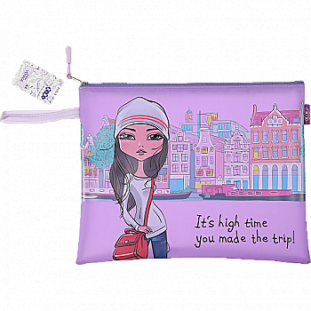 Папка А4 "Вояж" 33*26*1 см, бірюзовий, ZB.705517 Папка А4 "Вояж" 33*26*1 см, бірюзовий, ZB.705517