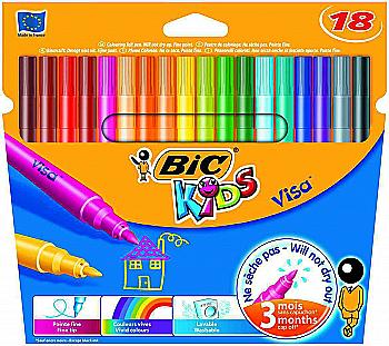 Фломастери 18 кол. Кіds-Віза 880, bc888681, Bic Фломастери 18 кол. Кіds-Віза 880, bc888681, Bic