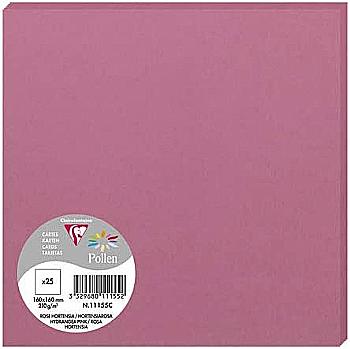 Заготовка для открыток Pollen 160*160 мм/210 г, Hydrangea pink/Гортензия розовая, 11155C Заготовка для открыток Pollen 160*160 мм/210 г, Hydrangea pink/Гортензия розовая, 11155C