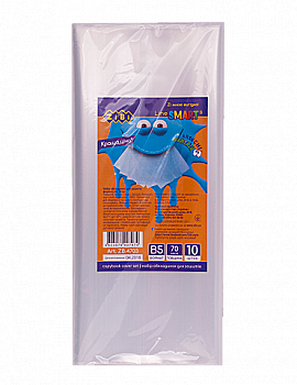 Обкладинки для зошитів, 10 шт., 70 мкм, ZB.4703 Обкладинки для зошитів, 10 шт., 70 мкм, ZB.4703