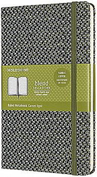 Записная книжка Зеленый Канва средний линейка, Moleskine Blend 19, LCBD04QP060K Записная книжка Зеленый Канва средний линейка, Moleskine Blend 19, LCBD04QP060K