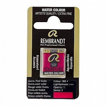 Краска акварельная Rembrandt 365 Хинакридон красно-фиолетовый, кювета, Royal Talens Краска акварельная Rembrandt 365 Хинакридон красно-фиолетовый, кювета, Royal Talens
