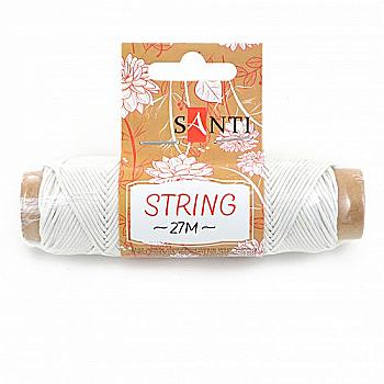 Шнур декоративний, білий, 27 м, 741609